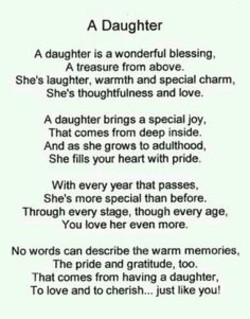 Proud Daughter Poems