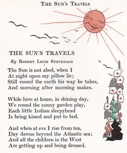 sun poem travels poems sunshine lucille enders illustrations poemsearcher illustrator