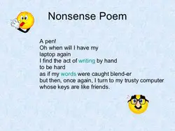 nonsense poems