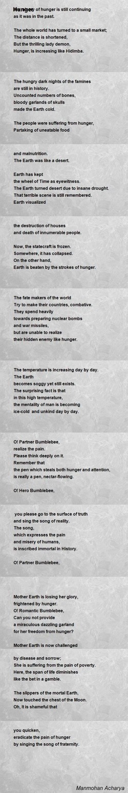 Hungry Poems