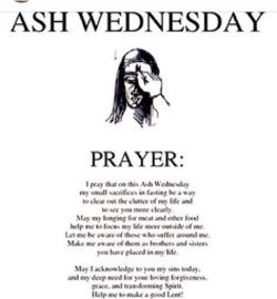 Ash Wednesday Poems