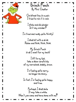 Grinch Poems