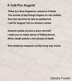 August Poems