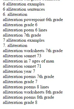 6 grade Poems